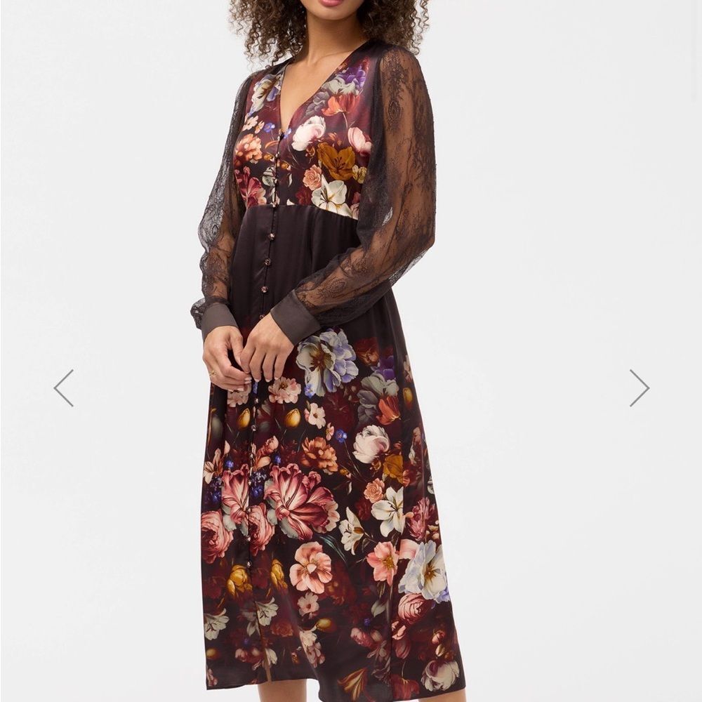 Johnny Was MICAELA MIDI DRESS - BECKETT BLOOMS S - Picture 2 of 11